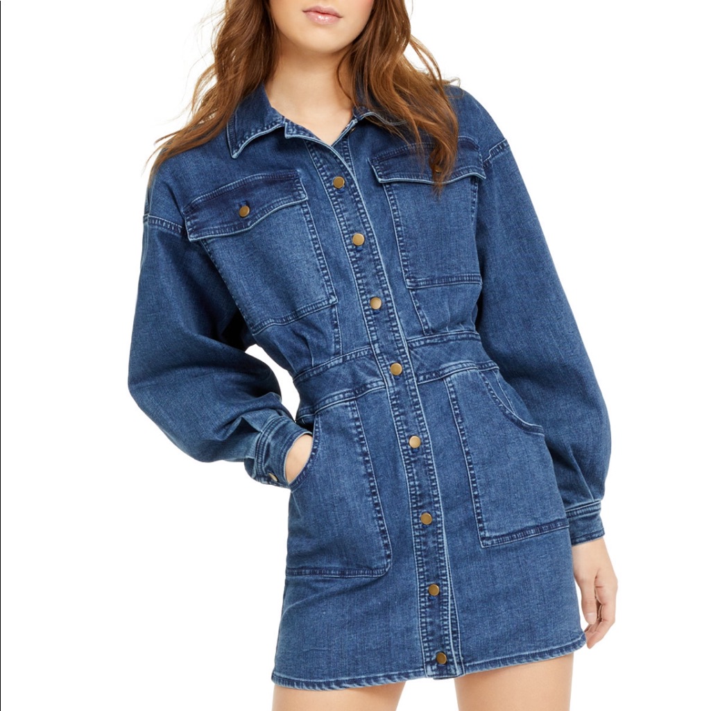 Free People Women’s Bo Denim Mini Dress